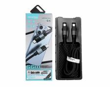 Cable Trenzado de Carga 1m CA-8975 Tipo C- Tipo C