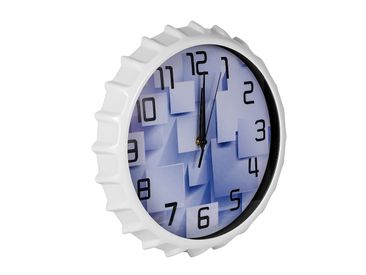 Reloj de Pared Tapa Botella Vintage Diseño Cuadrado